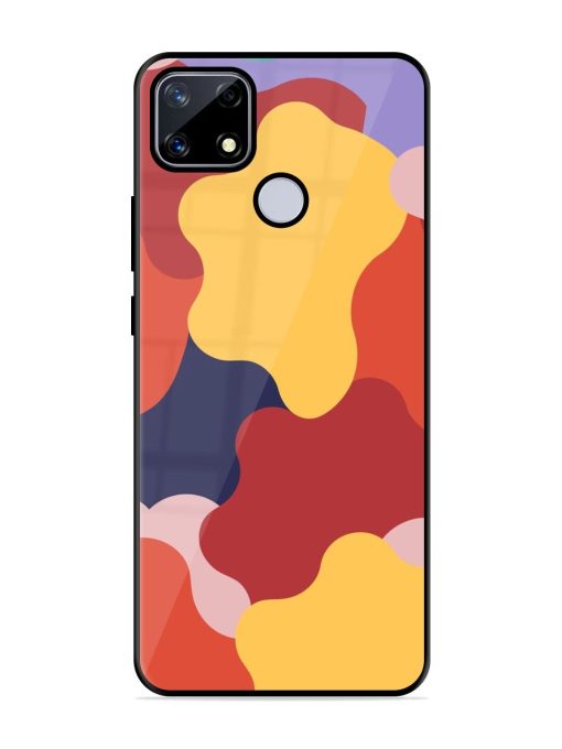 Gooey Color Chaos Glossy Soft Edge Case for Realme Narzo 20 Chachhi