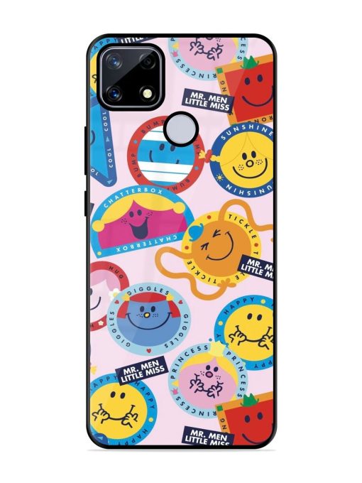 Whimsical Mr. Men & Little Miss Glossy Soft Edge Case for Realme Narzo 20 Chachhi