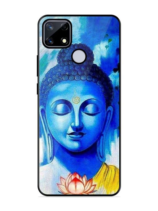 Serene Buddha With Lotus Glossy Soft Edge Case for Realme Narzo 20 Chachhi