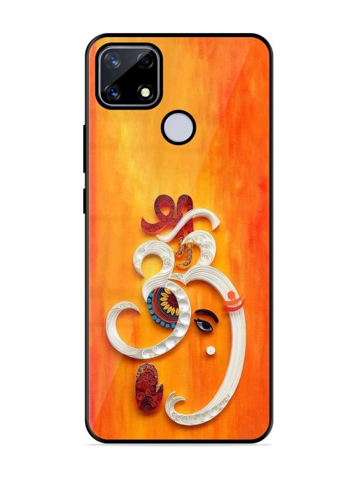 Ganesha In Quilling Art Glossy Soft Edge Case for Realme Narzo 20 Chachhi