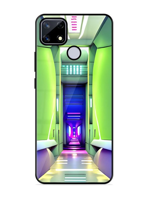 Neon Corridor Glossy Soft Edge Case for Realme Narzo 20 Chachhi