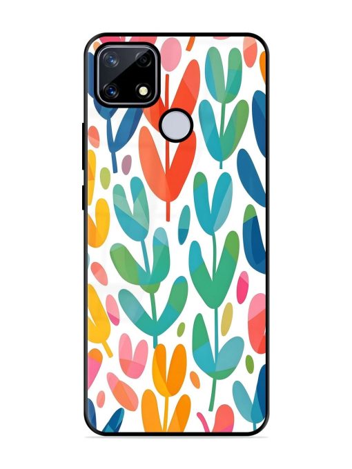 Rainbow Of Blooms Glossy Soft Edge Case for Realme Narzo 20