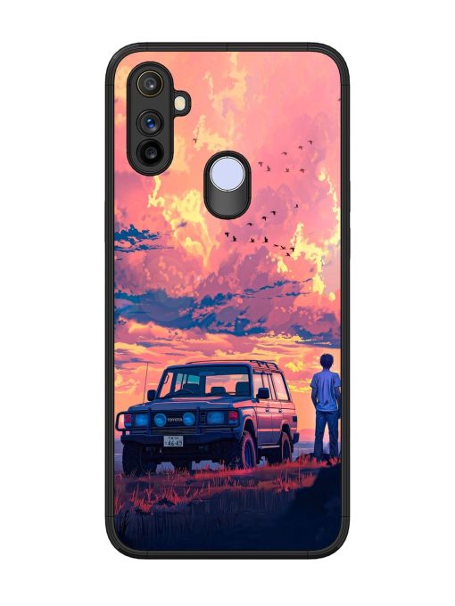 Solitude'S Horizon Glossy Soft Edge Case for Realme Narzo 20A Chachhi