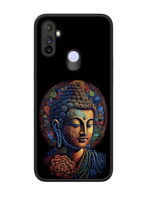 Stained Glass Serenity Glossy Soft Edge Case for Realme Narzo 20A Chachhi