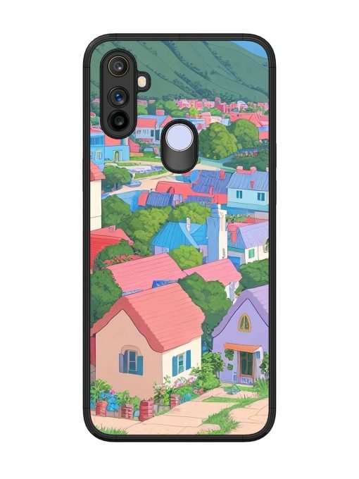 Pastel Paradise Glossy Soft Edge Case for Realme Narzo 20A Chachhi