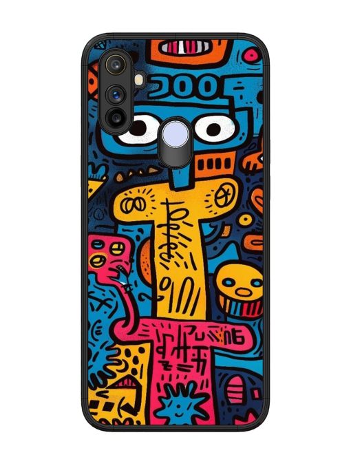 Doodletopia Glossy Soft Edge Case for Realme Narzo 20A Chachhi