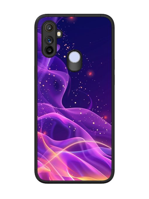 Cosmic Currents Glossy Soft Edge Case for Realme Narzo 20A