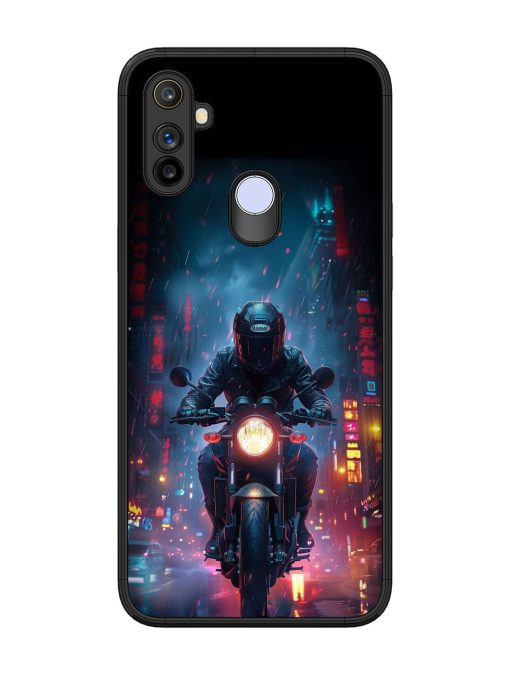 Neon Nights Glossy Soft Edge Case for Realme Narzo 20A Chachhi