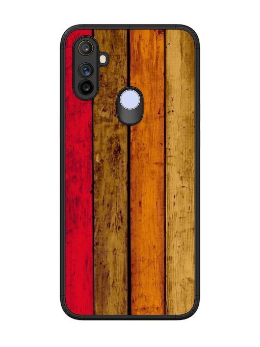 Colorful Woodgrain Glossy Soft Edge Case for Realme Narzo 20A Chachhi