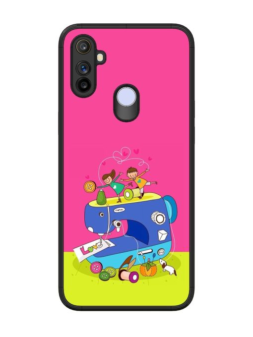 Sew Cute Glossy Soft Edge Case for Realme Narzo 20A Chachhi