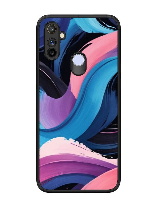 Whimsical Waves Glossy Soft Edge Case for Realme Narzo 20A Chachhi