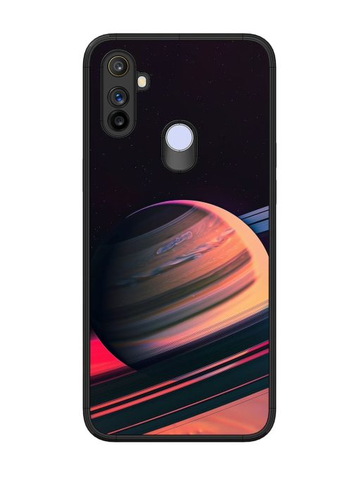 Neon Saturn Glossy Soft Edge Case for Realme Narzo 20A Chachhi