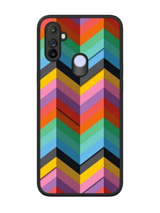 Colorful Zigzag Glossy Soft Edge Case for Realme Narzo 20A Chachhi