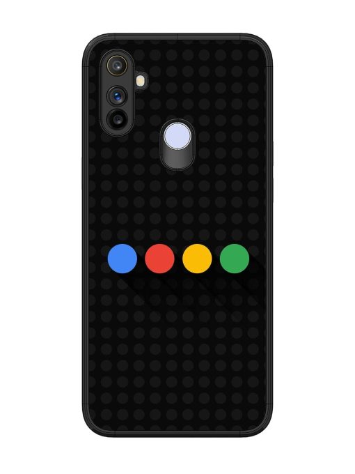 Google Dots Glossy Soft Edge Case for Realme Narzo 20A Chachhi