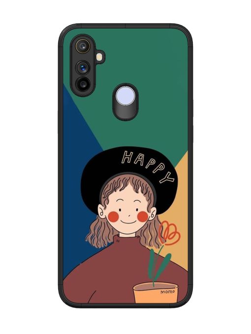 Happy Momo Glossy Soft Edge Case for Realme Narzo 20A Chachhi