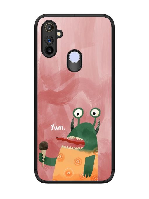 Hungry Monster Glossy Soft Edge Case for Realme Narzo 20A Chachhi