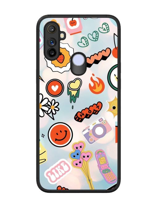 Cheerful Glossy Soft Edge Case for Realme Narzo 20A Chachhi