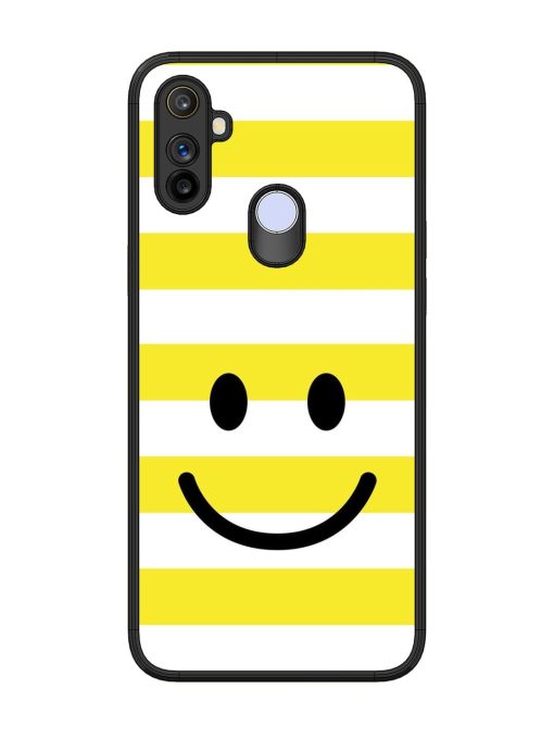 Smiling Stripes Glossy Soft Edge Case for Realme Narzo 20A Chachhi