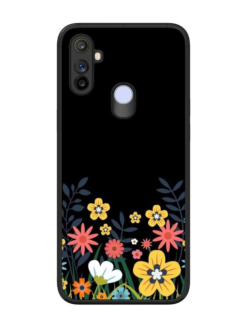 Floral Night Sky Glossy Soft Edge Case for Realme Narzo 20A Chachhi