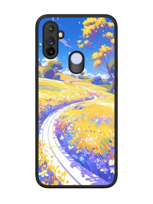 Vibrant Spring Meadow Glossy Soft Edge Case for Realme Narzo 20A Chachhi