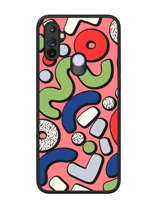 Groovy Geometric Shapes Glossy Soft Edge Case for Realme Narzo 20A Chachhi