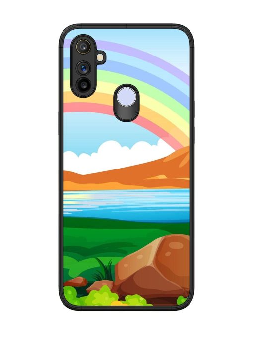 Rainbow Over The Lake Glossy Soft Edge Case for Realme Narzo 20A Chachhi