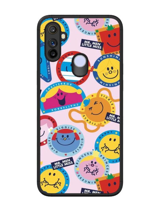 Whimsical Mr. Men & Little Miss Glossy Soft Edge Case for Realme Narzo 20A Chachhi