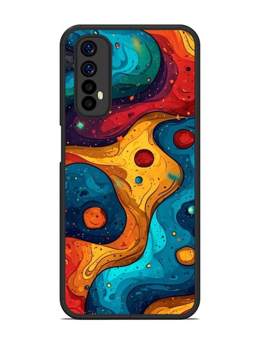 Cosmic Swirl Glossy Soft Edge Case for Realme Narzo 20 Pro Chachhi