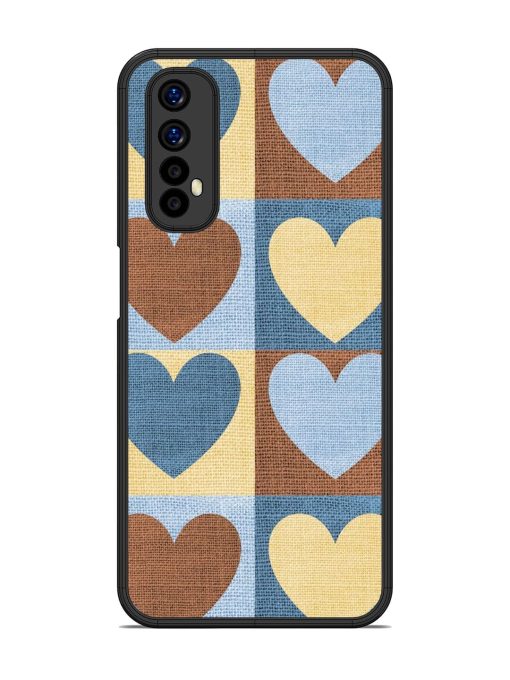 Hearts On Canvas Glossy Soft Edge Case for Realme Narzo 20 Pro Chachhi