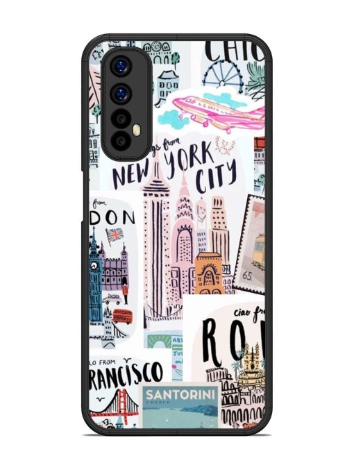 Travelogue Glossy Soft Edge Case for Realme Narzo 20 Pro Chachhi