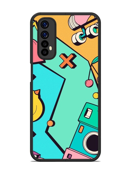 Retro Remix Glossy Soft Edge Case for Realme Narzo 20 Pro Chachhi