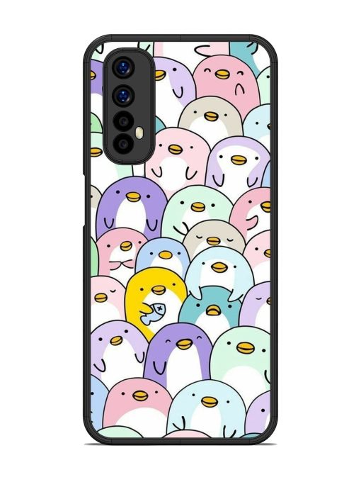 Penguin Party Glossy Soft Edge Case for Realme Narzo 20 Pro Chachhi