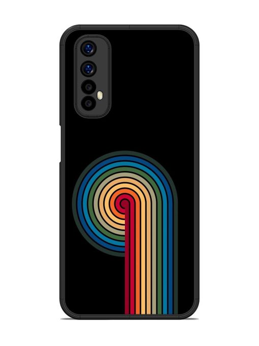 Rainbow Ripple Glossy Soft Edge Case for Realme Narzo 20 Pro Chachhi