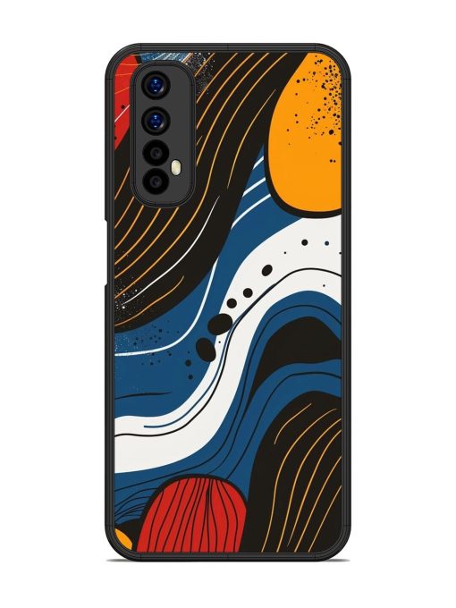 Abstract Expression Glossy Soft Edge Case for Realme Narzo 20 Pro Chachhi