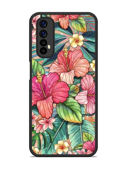 Tropical Tapestry Glossy Soft Edge Case for Realme Narzo 20 Pro Chachhi