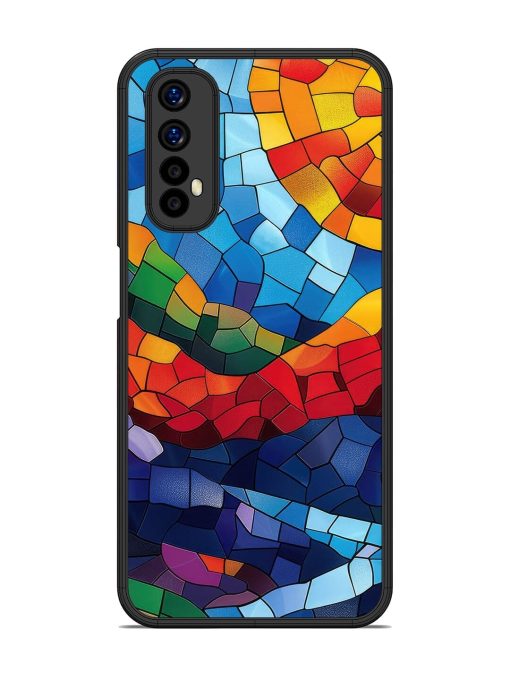 Mosaic Sunset Glossy Soft Edge Case for Realme Narzo 20 Pro Chachhi