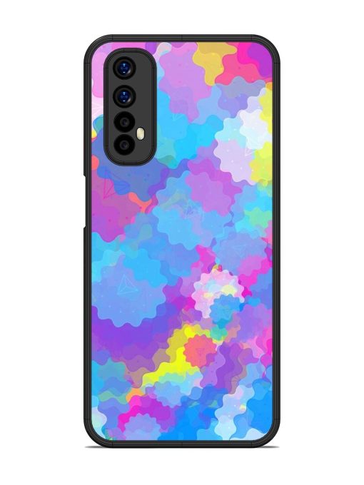 Psychedelic Cloud Burst Glossy Soft Edge Case for Realme Narzo 20 Pro Chachhi