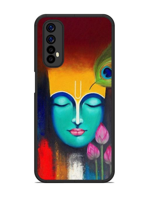 Divine Tranquility: The Face Of Krishna Glossy Soft Edge Case for Realme Narzo 20 Pro Chachhi