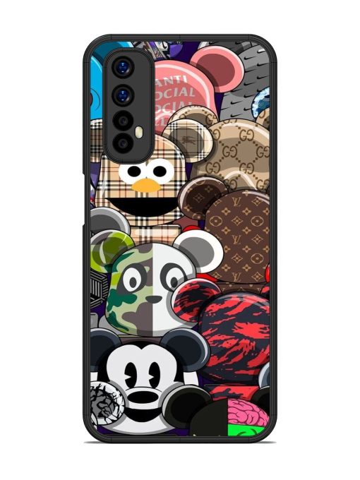 Streetwear Bearbrick Extravaganza Glossy Soft Edge Case for Realme Narzo 20 Pro Chachhi