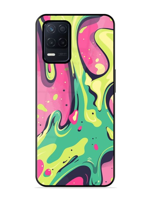 Gooey Grooves Glossy Soft Edge Case for Realme Narzo 30 (5G) Chachhi