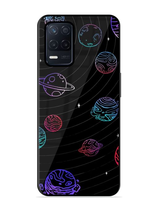 Cosmic Ballet Glossy Soft Edge Case for Realme Narzo 30 (5G) Chachhi