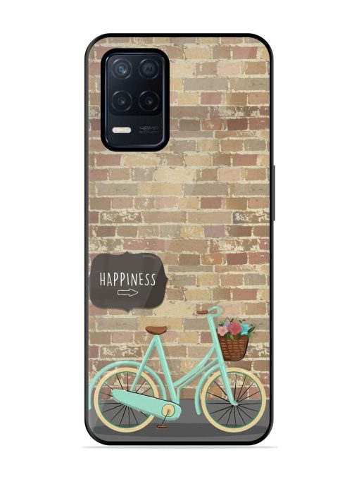 Pedaling Towards Happiness Glossy Soft Edge Case for Realme Narzo 30 (5G) Chachhi