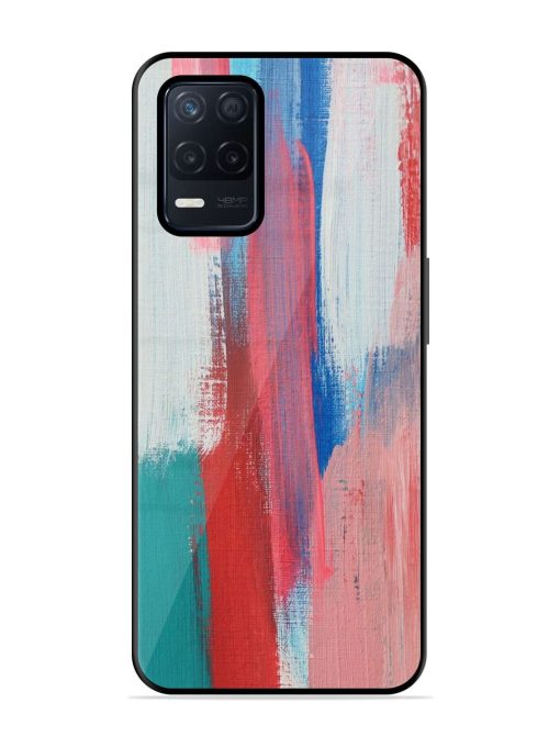 Colorful Chaos Glossy Soft Edge Case for Realme Narzo 30 (5G) Chachhi