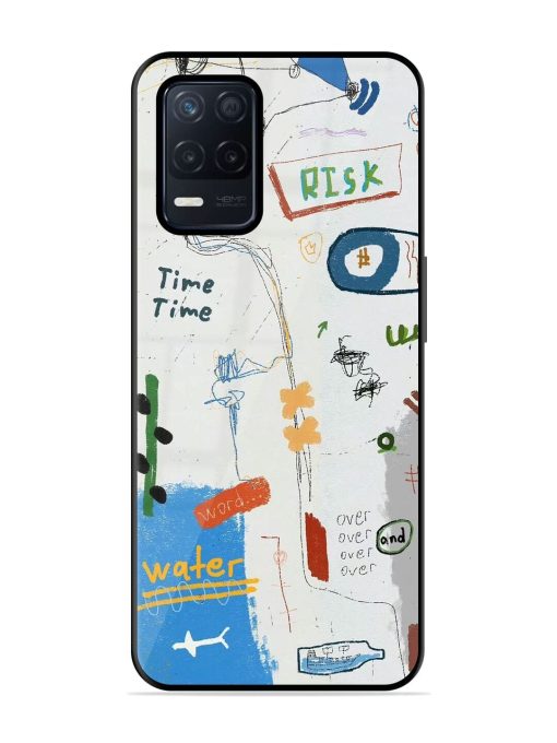 Mind Map Madness Glossy Soft Edge Case for Realme Narzo 30 (5G) Chachhi