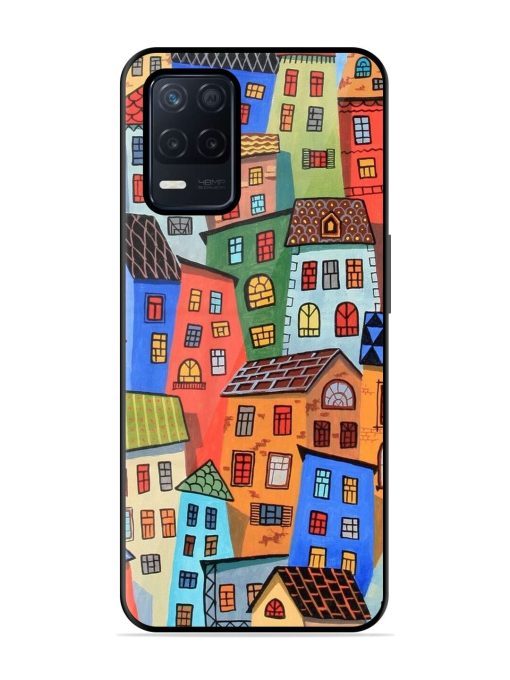 Rainbow House Glossy Soft Edge Case for Realme Narzo 30 (5G) Chachhi