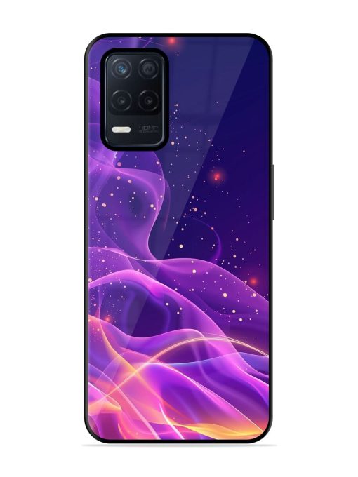 Cosmic Currents Glossy Soft Edge Case for Realme Narzo 30 (5G) Chachhi