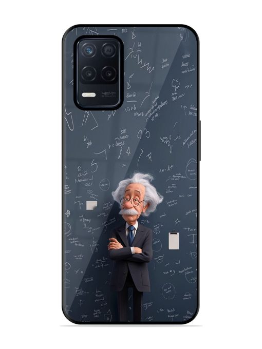 Albert Einstein Glossy Soft Edge Case for Realme Narzo 30 (5G) Chachhi