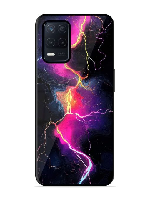 Electric Dreams Glossy Soft Edge Case for Realme Narzo 30 (5G) Chachhi