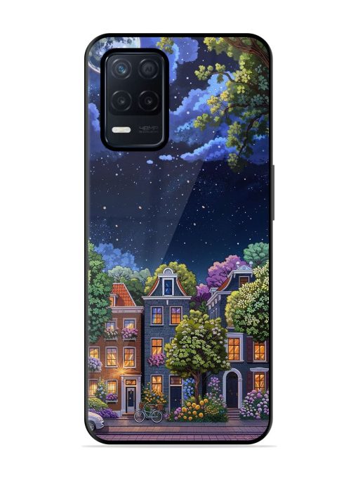 Moonlit Streets Glossy Soft Edge Case for Realme Narzo 30 (5G) Chachhi