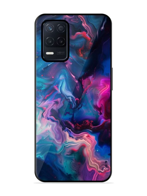 Cosmic Swirl Glossy Soft Edge Case for Realme Narzo 30 (5G) Chachhi